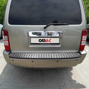 Dodge Nitro Bumper Sill Cover - Rear - Omac - S.Steel Brushed - Silver - '2007-'2012 Dodge Nitro Bumper Sill Cover - Rear - Omac - S.Steel Brushed - Silver - '2007-'2012